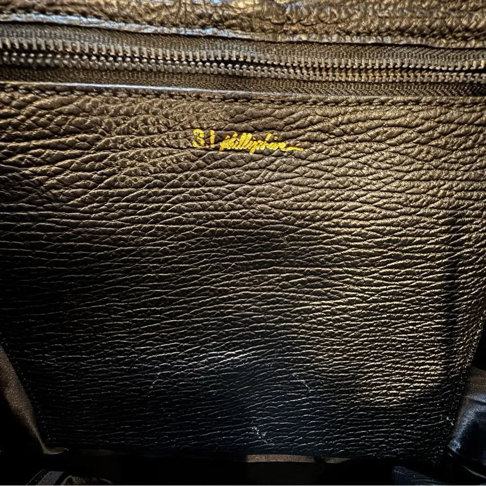 3.1 Phillip Lim Pashli Teal Colorblock Leather Bag